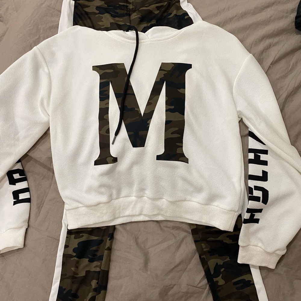 Shein camo 2 piece suit